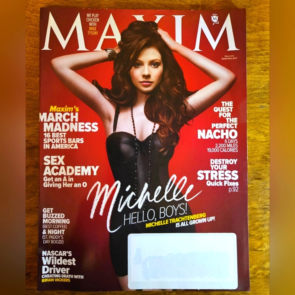 Maxim Magazine March 2011 Michelle Cover Issue